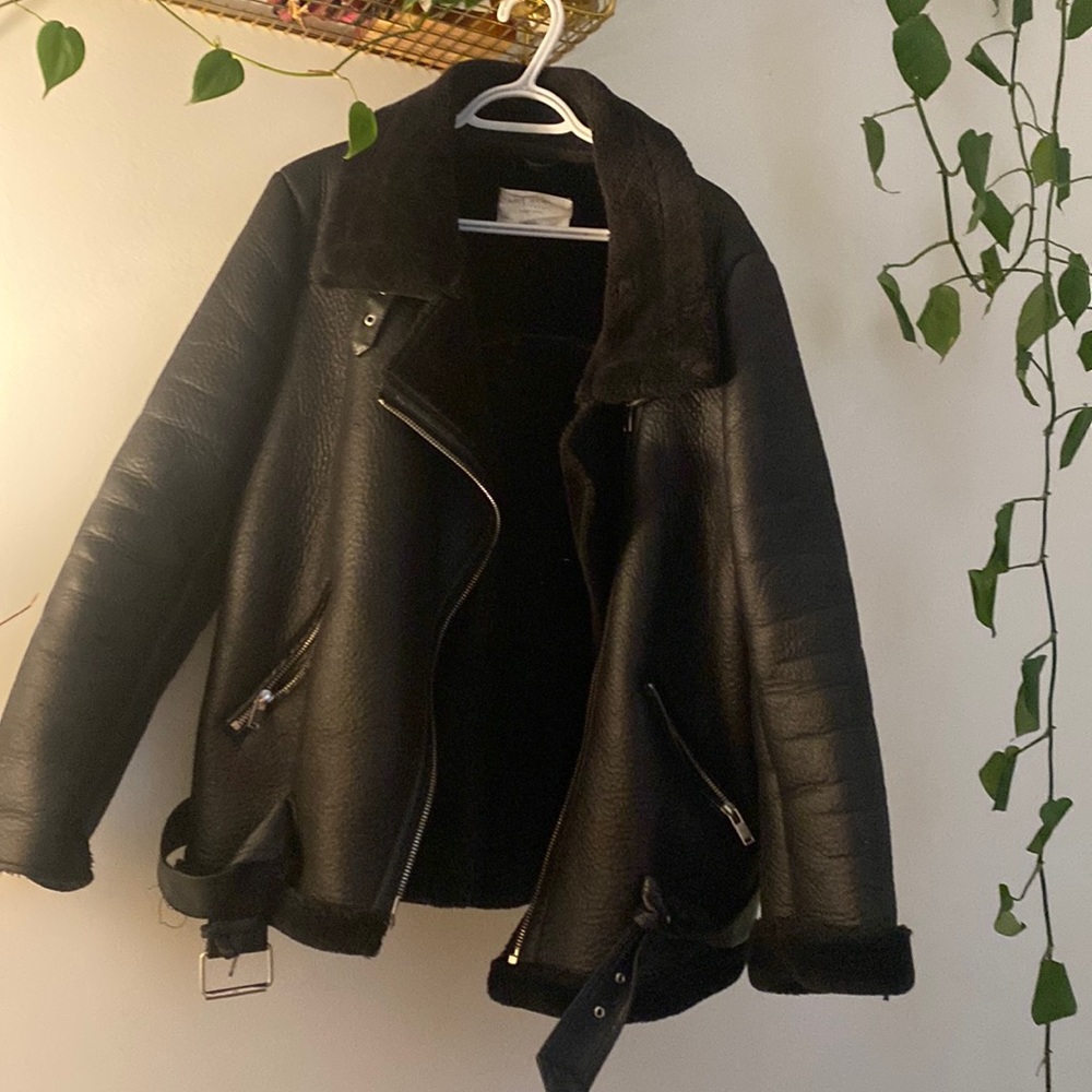 Zara moto style jacket XL